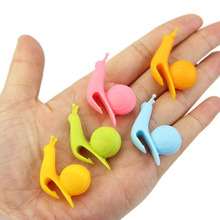 Randome Color 5 PCS Cute Snail Shape Silicone Tea Bag Holder Cup Mug Candy Colors Gift