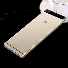 Ultra-Thin Soft Clear Transparent TPU Back Cover Case For Huawei P8 Lite 5.0″ Mobile Phone Cases For Huawei P8 mini Shell