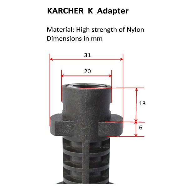 Karcher adapter size-600