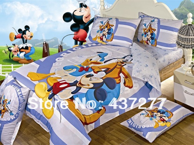 mouse donald duck unique cartoon bedding bed set for kids children ...