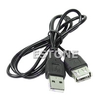 USB 2.0 Male to Female Extension Extend Cable Cord New Free shipping -J117