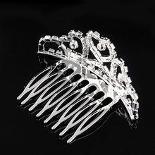Mini Twinkle Rhinestone Diamante Bridal Princess Crown Hair Comb Hair Clip Tuck Tiara Ball Party Wedding