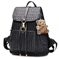 Trendy New Knitting Bag Front Patch Pocket Side And Backside Zippers Women Designer Drawstring Flap Bag