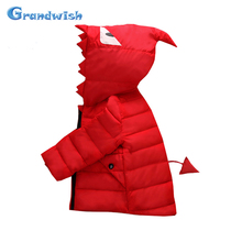 Grandwish New Winter Girls and Boys Monster Eyes Print Down Jackets Kids Hooded Warm Coat Outerwear Kids Clothing 24M-8T, SC313
