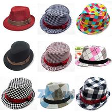 New Fashion Jazz Toddler Kids Baby Boy Girl Cap Cool Photography Fedora Hat Top Hot