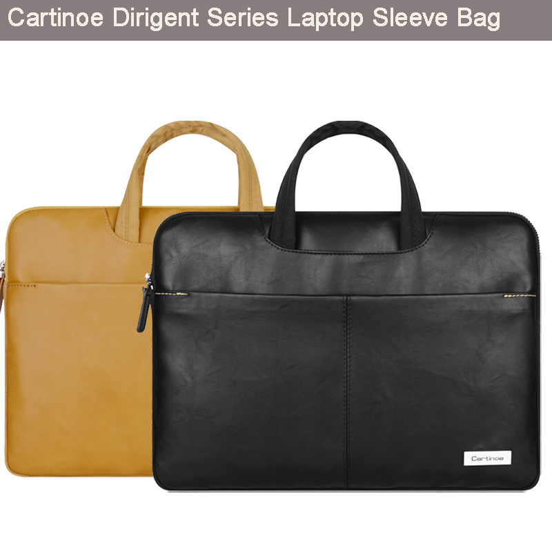 Cartinoe Stylish Pu Leather font b Laptop b font Bag font b Sleeve b font Carrying