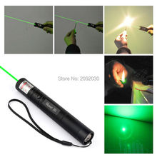 G301 Green Laser Pointer Pen Adjustable Focus Super Lazer Beam Military Visible 532nm 5mw High power Burning Match