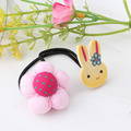 Baby Accessories Children Girl Jewelry Rabbit Pumpkin Flower Kid Headwear Ponytail Tie Hair Rope Elastic Hair