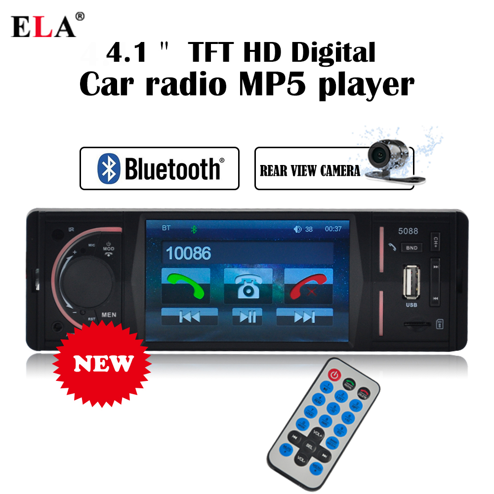 12V Car MP5 Player 5088 Radio Bluetooth Rear View Camera FULL HD Screen Stereo FM Radios MP3 MP4 MP5 Audio Video USB SD In-Dash