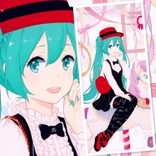 45X95CM Vocaloid Hatsune Miku Japan Moe Cartoon Anime print wall picture mural poster art cloth scroll canvas painting gift