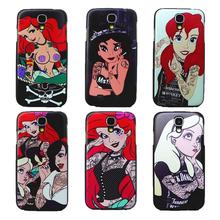 Tattoo Ariel Little Mermaid series Protective Cover Case ForFor Samsung Galaxy S4 SIV i9500