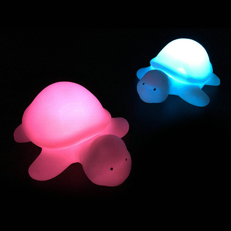 10pcs Fashion 7 Colors Changing Turtle LED Night Light Lamp Decoration Party Christmas