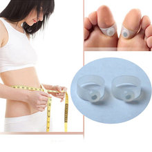 1Pair Slimming Foot care Tool Health Silicon Foot Rings Massage Lose Weight Fat Burner Toe Ring New