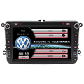 WINCE6 0 gps navigation 8inch car dvd player for VW magotan jetta caddy steering wheel control
