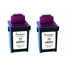 Free Shipping Inkjet printer Ink Cartridge for Lexmark 70 12A1970 for Lexmark printers Z11 Z31 Z41 Z43 40 40N X125 X4270…(2PK)