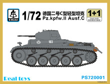 S-modelo 1/72 PS720001 pz. kpfw. II ausf. C kit modelo plástico