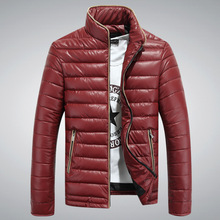 2015 musim dingin pakaian baru pria mantel jaket empuk versi Korea diri pria mantel musim dingin