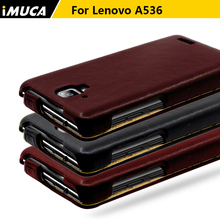 IMUCA High Quality Lenovo A536 A 536 case cover Vertical Leather Flip Cover for Lenovo a536