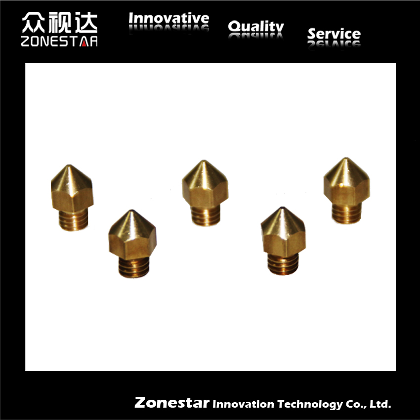 reprap 3D printer Extruder Nozzle For 1 75MM and 3mm filament Mixed Sizes 0 3mm 0