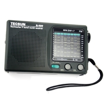 Tecsun R909 9 Band World Receiver Stereo FM MW SW High Quality Portable Radio Black Free