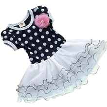 Girls Dresses Autumn Summer 2015 Tutu Dress Girls Clothes Princess Dress Dot Pattern Lolita Flouncing Kids Dresses For Girls