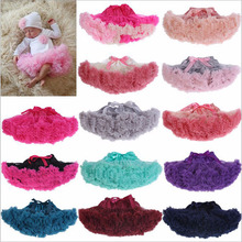 Retail 1 set 20 Colors fluffy Pettiskirt baby tutu skirt Newborn Photo Props Pettiskirt Girls Petticoat suitable for 3- 24M age