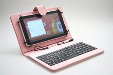 Universal for All 7 7 Inch Tablet PCs Micro USB English Keyboard PU Leather Cover Case