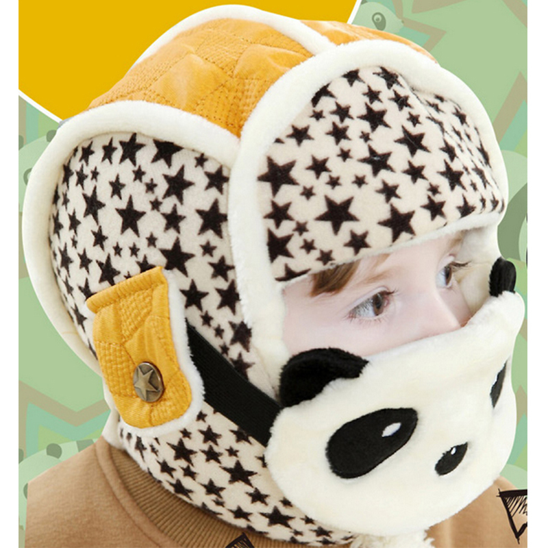Cute Panda Hat Baby Cap Kid Hat Baby Hat Winter Ca...