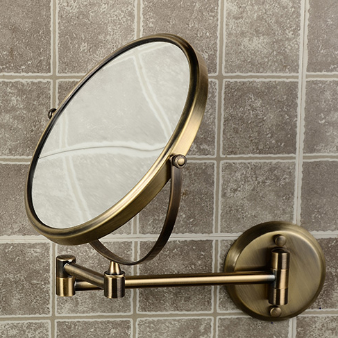 8\u0026quot; Double Side Bathroom Folding Brass Shave Makeup Mirror Antique bronze Wall Mounted Extend 8\u0026quot; Double Side Bathroom Folding Brass Shave Makeup Mirror Antique bronze Wall Mounted Extend
