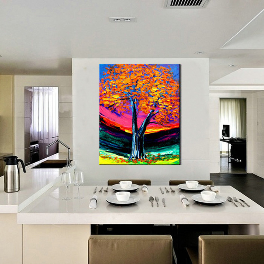Acryl schilderijen bomen promotie winkel voor promoties acryl ...