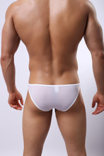 2016 Sale Lingerie Mens Sexy Sleepwear Female Chastity Belt The Explosion Of Special Sexy Underwear Thin Silky Briefs B318 Male