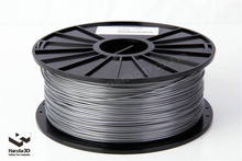 3D Printer Filament Metalic Silver color PLA ABS 1 75 3 0mm 1kg spool Rubber Consumables