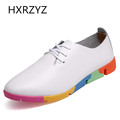 Spring Autumn Of All match Fashion Casual Colorful Lace up Flat Shoes Women High Quality