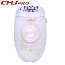 New Rechargeable 3 IN 1 Automatic Female Electrical Epilator Women Face Bikini Hair Removal Trimmer font