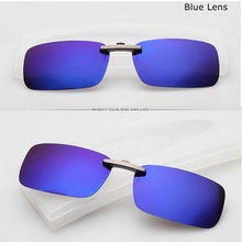 High quality 1PC Polarized Clip On Sunglasses Sun Glasses Driving Night Vision Lens Anti UVA Anti