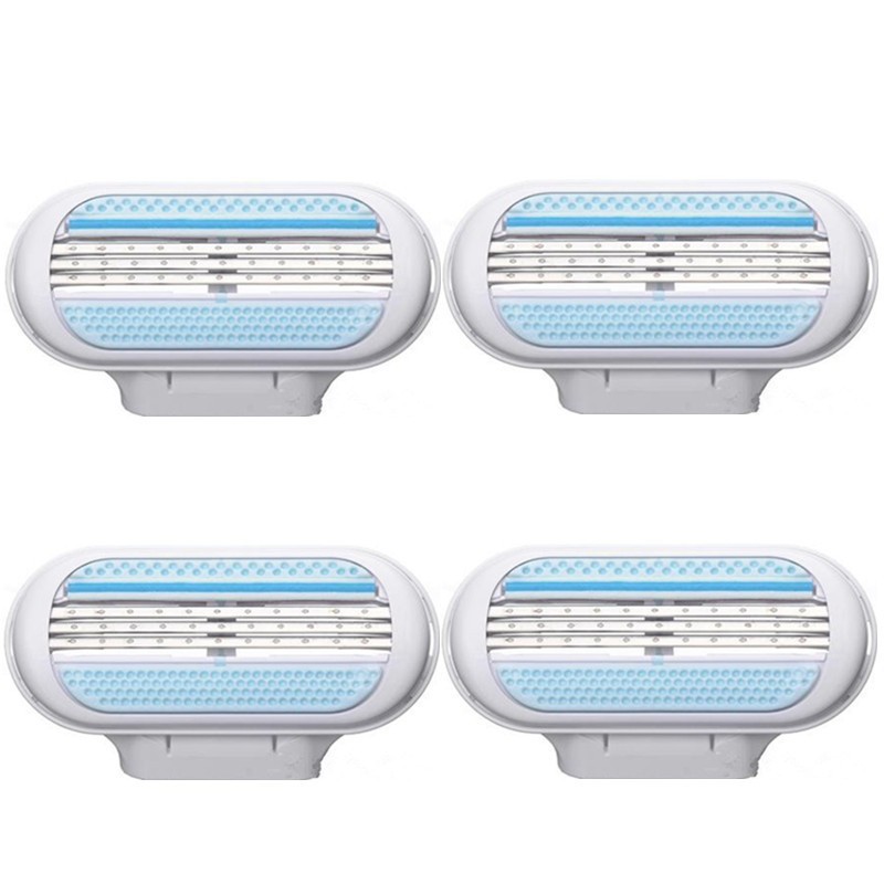 Hot selling 2 Pcs set Brand New V2s 3 Blade female health Shaving Razor women shaver