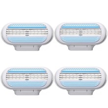 Hot selling 2 Pcs set Brand New V2s 3 Blade female health Shaving Razor women shaver