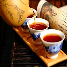 Chinese Style 360g Natural Yunnan Seven Cake Tea Cooked Tea China Yunnan PuEr Tea Cake Puerhcha