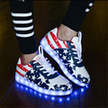 2017 male Simulation Led Shoes For Adults Fashion High Quality Unisex LED Luminous Light Shoes Men