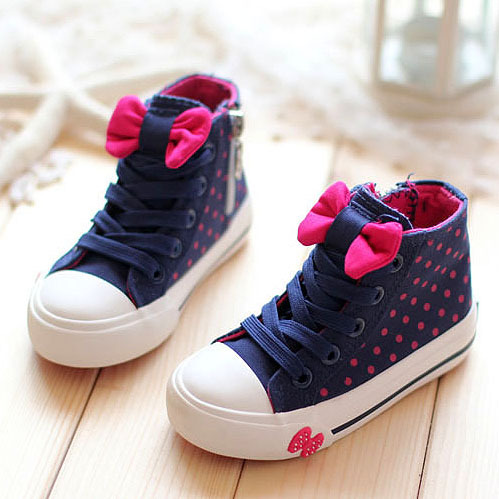 Cute Bowtie Children Shoes Girls Shoes 