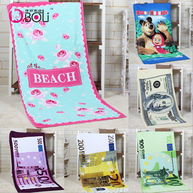 70*140cm Hot Sale Absorbent Microfiber Bath Beach Towel Drying Washcloth Swimwear Shower Free Shipping N303