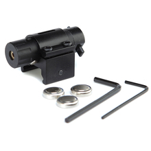 Matte Black Aluminum Alloy Mini Tactical Red Laser Sight For Pistol With 20mm Picatinny Weaver Rail 100M Plus Range.