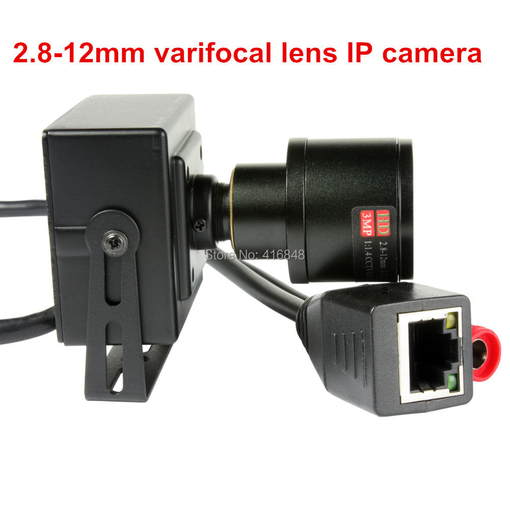 2MP Full HD 1080P H.264 ONVIF Mini IP Camera 2.8-12mm varicous lens CCTV email alam home video security surveillance Camera