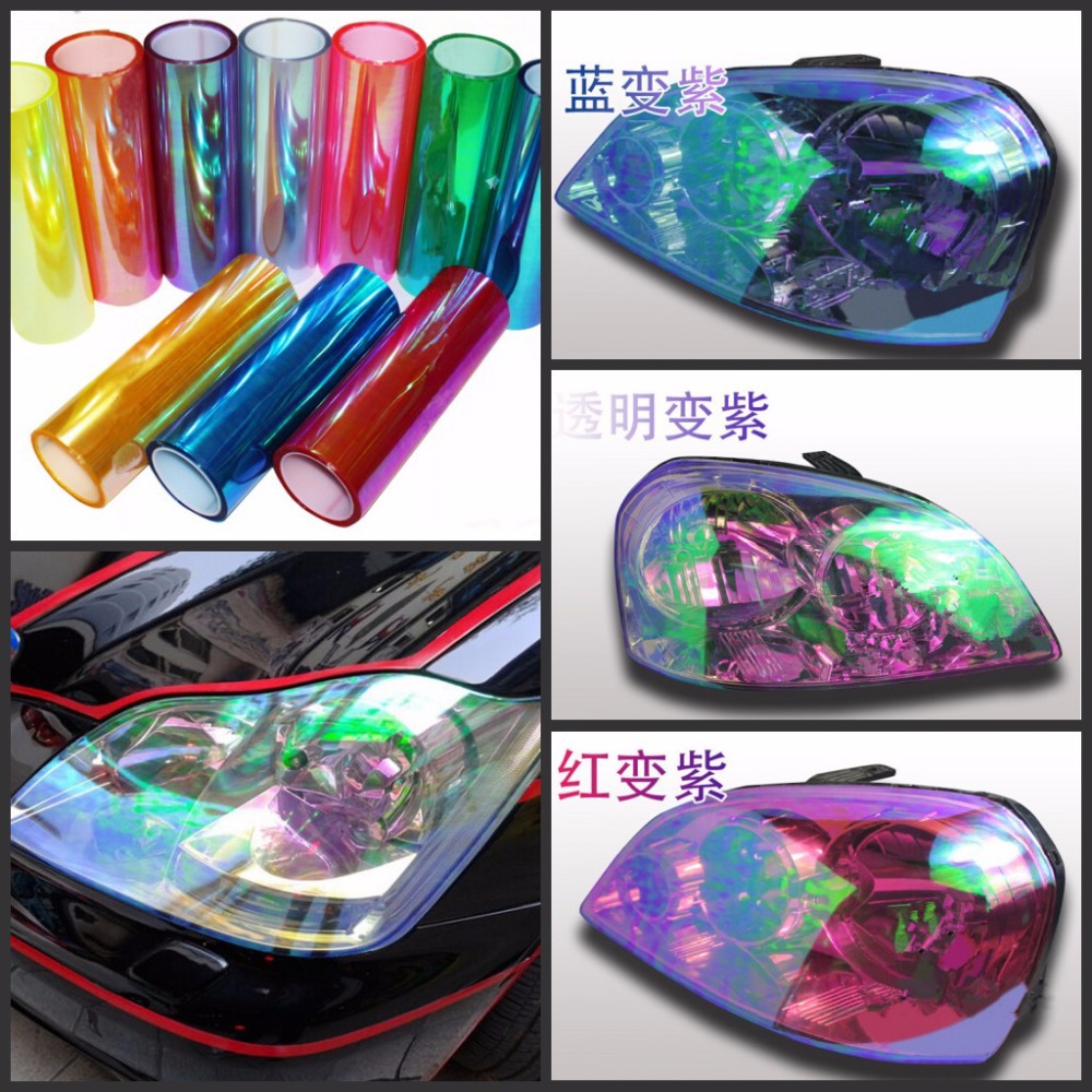 100cm 30cm shiny chameleon auto car light headlight taillight vinyl sticker car light 100cm 30cm shiny chameleon auto car light headlight taillight vinyl sticker car light