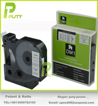 DYMO D1 tape 1/2″x23′ Black Printing on Blue Label 45016