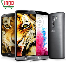 NEW LG G3 Original LG G3 D855/F400 4G LTE Mobile phone 3GB RAM 32GB ROM Quad Core 5.5” 2560*1440px Screen Android 13.0MP OIS