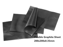200 x 200 x 0.35 мм гибкий графит бумаги 10 шт. для между стб C и теплоотвода или оболочки, графитовый лист