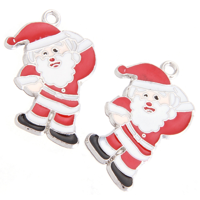 -Gold-Alloys-White-Mixed-Red-Exercise-Father-Christmas-Pendant-Fit ...