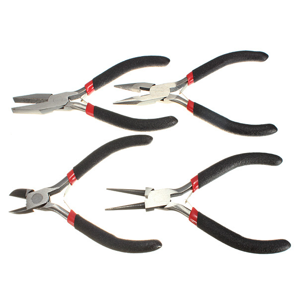 3 sets/Lot _ 4  Mixed Needle Round Nose Pliers Tool Kit Jewelry Making Tool