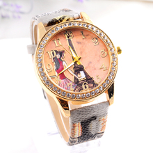 Women Girl s Gift 2015 New Casual Watch Eiffel Tower Analog Quartz WristWatch Watches Dress Watch
